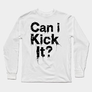 can i kick it charlie brown Long Sleeve T-Shirt